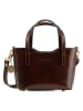 Christian Laurier Leder-Henkeltasche "Bailey" in Braun - (B)25 x (H)14 x (T)9 cm