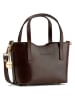 Christian Laurier Leder-Henkeltasche "Bailey" in Braun - (B)25 x (H)14 x (T)9 cm