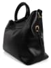 Christian Laurier Leder-Henkeltasche "Savannah" in Schwarz - (B)33 x (H)22 x (T)13 cm