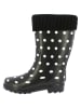 Beck Gummistiefel "Dots" in Schwarz