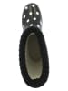 Beck Gummistiefel "Dots" in Schwarz