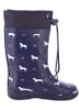 Beck Gummistiefel "Horses" in Dunkelblau