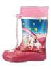 Beck Gummistiefel "Wonderland" in Pink/ Bunt