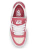 Vans Leder-Sneakers in Pink/ Weiß