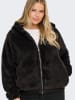 ONLY Carmakoma Fleecejacke in Schwarz