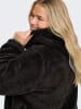 ONLY Carmakoma Fleecejacke in Schwarz
