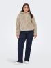 ONLY Carmakoma Fleecejacke in Sand