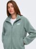 ONLY Fleecejacke in Hellgrün