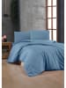 Elizabed Renforcé beddengoedset blauw