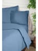 Elizabed Renforcé beddengoedset blauw