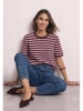 Street One Pullover in Aubergine/ Rosa