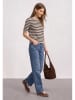 Street One Sweter w kolorze beżowo-antracytowym