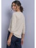 Street One Longsleeve zandkleurig/wit