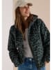 Cecil Übergangsjacke in Petrol/ Schwarz