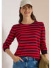 Cecil Pullover in Rot/ Schwarz