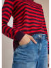 Cecil Pullover in Rot/ Schwarz
