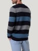 Pioneer Pullover in Dunkelblau/ Grau/ Blau