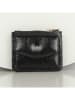 Lucky Bees Leren portemonnee zwart - (B)11,5 x (H)9,5 cm