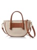 Lucky Bees Henkeltasche in Beige/ Hellbraun - (B)29 x (H)18 x (T)11 cm