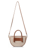 Lucky Bees Henkeltasche in Beige/ Hellbraun - (B)29 x (H)18 x (T)11 cm