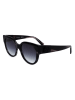 Longchamp Dames zonnebril zwart/donkerblauw