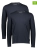 Marc O'Polo 2er-Set: Longsleeves in Dunkelblau