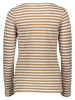 Marc O'Polo Longsleeve in Hellbraun/ Creme