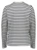 Marc O'Polo Longsleeve in Weiß/ Schwarz