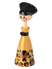 Vigar Szczotka "Dolls Leo" w kolorze żółto-czarnym do mycia naczyń - wys. 24,5 cm
