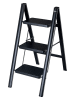Vigar Drabina domowa w kolorze czarnym - 42 x 84 x 66 cm