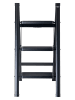Vigar Haushaltsleiter in Schwarz - (B)42 x (H)84 x (T)66 cm