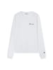 Champion Male LS Tee in Weiß