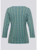 Rabe Longsleeve in Türkis/ Dunkelblau/ Grün