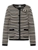 Rabe Cardigan in Schwarz/ Creme