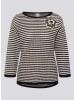 Rabe Pullover in Schwarz/ Creme