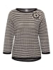 Rabe Pullover in Schwarz/ Creme
