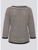 Rabe Pullover in Schwarz/ Creme
