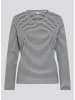 Rabe Longsleeve in Schwarz/ Weiß