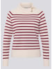 Rabe Rollkragenpullover in Creme/ Bordeaux