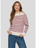 Rabe Rollkragenpullover in Creme/ Bordeaux