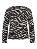 LCMT Le Comte Longsleeve in Schwarz/ Weiß