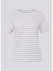 Rabe Shirt in Weiß/ Grau