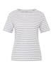 Rabe Shirt in Weiß/ Grau