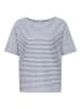 Rabe Shirt in Grau/ Weiß