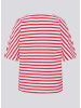 Rabe Shirt in Rot/ Weiß
