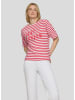 Rabe Shirt in Rot/ Weiß