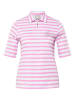 Rabe Poloshirt in Rosa/ Weiß