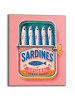 Orangewallz Druk artystyczny "Sardines" w ramce