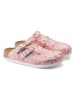 Birkenstock Leren clogs "Kay" lichtroze - wijdte S