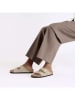 Birkenstock Skórzane klapki "Arizona" w kolorze beżowym